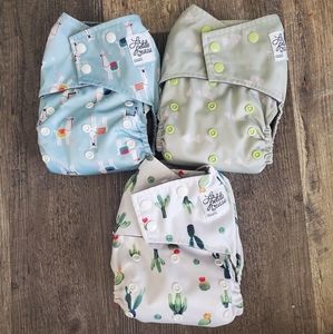 3 Cloth pocket diapers